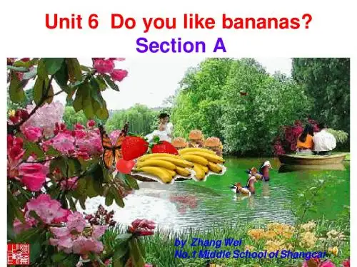 新目标 七年级上册 Unit 6 Do you like bananas section A 张威课件