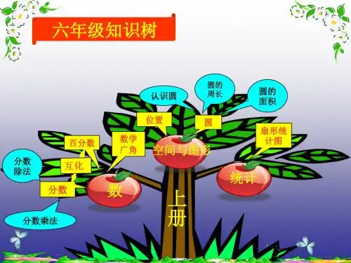 六年级数学知识树上、下册