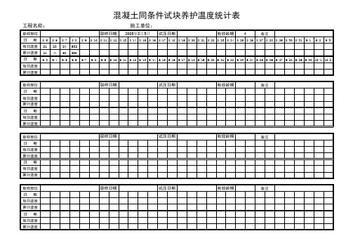同条件600度天温度记录(自动提醒)