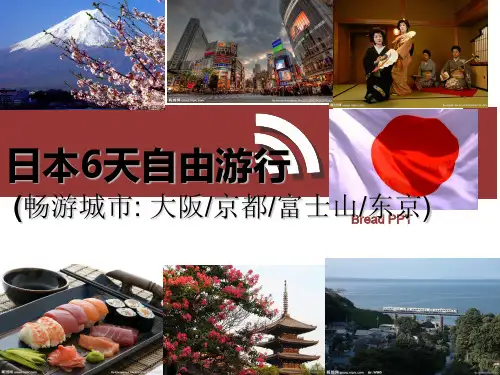 旅游线路策划ppt——日本6日自由行