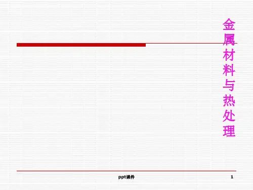 【大学课件】金属材料与热处理说