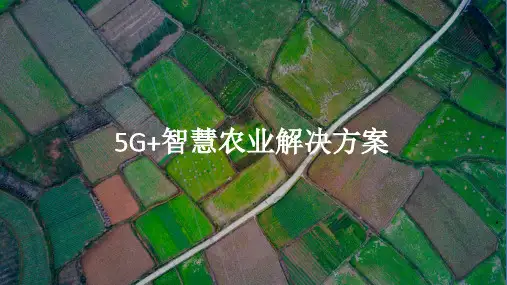 5G 智慧农业解决方案