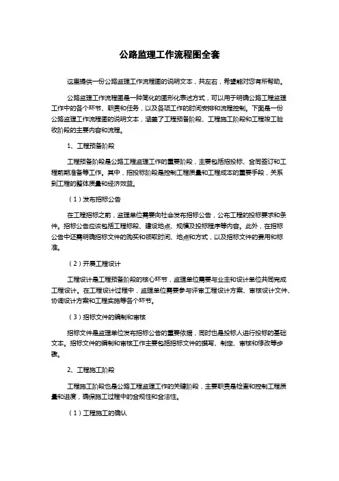 公路监理工作流程图全套