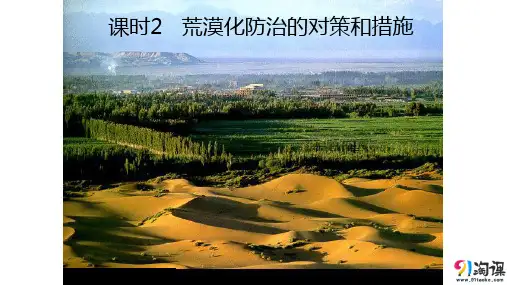课件14：2.1.2荒漠化防治的对策和措施