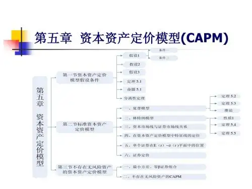 资本资产定价模型讲义