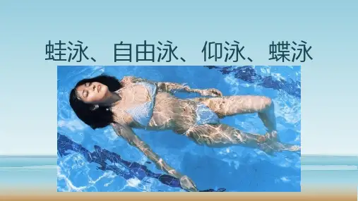 蛙泳、自由泳、仰泳、蝶泳 教程