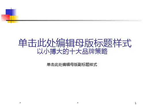 零售企业的十大品牌战略