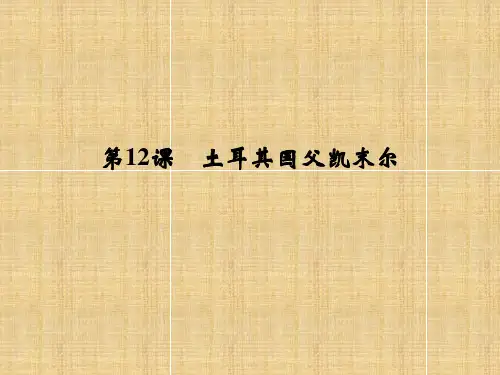 土耳其国父凯末尔课件