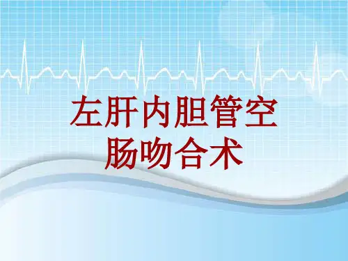 手术讲解模板：左肝内胆管空肠吻合术