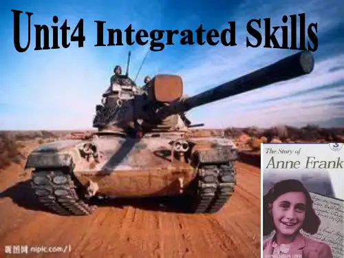 新译林版英语九年级上册 Unit4Intergretedskills