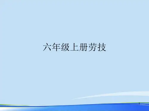 六年级上册劳技.完整版PPT资料课件