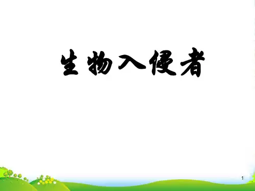 人教版八年级语文上册 19 生物入侵者课件 (共25张PPT)