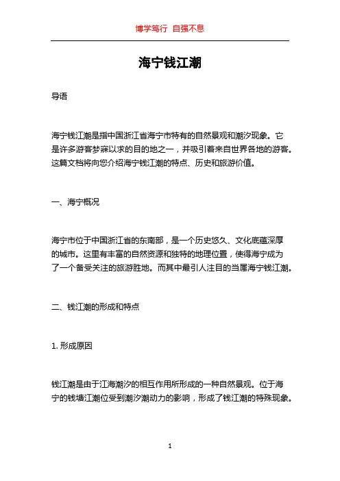 海宁钱江潮
