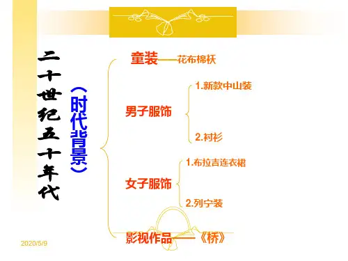 中国现代服装史课件