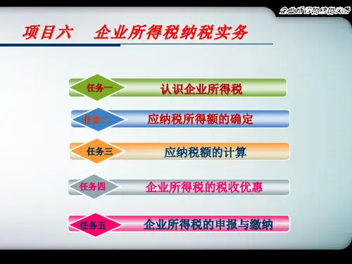 企业所得税纳税实务