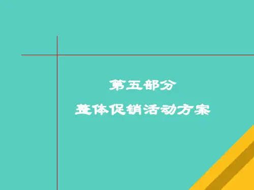 上海万科整体促销活动方案(ppt 77页)