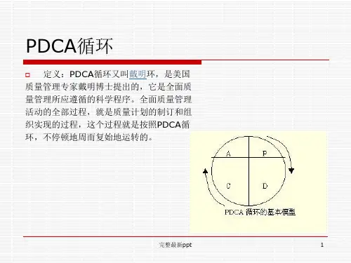 PDCA(制作版)ppt课件