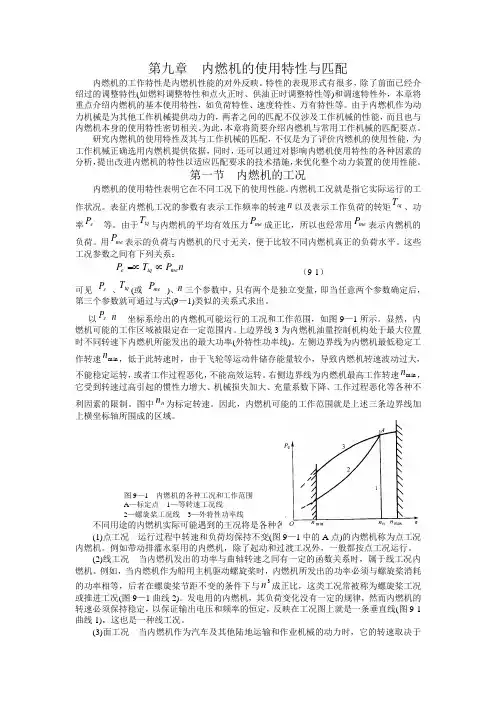 内燃机特性
