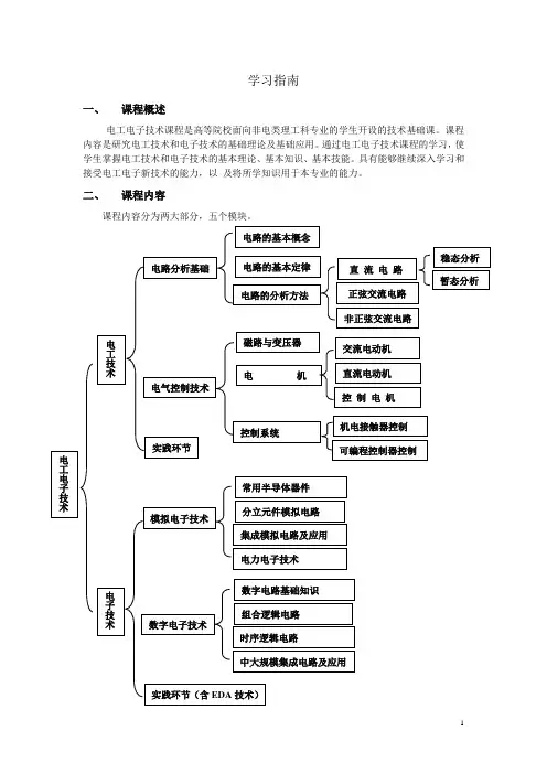 《电工电子技术》学习指南