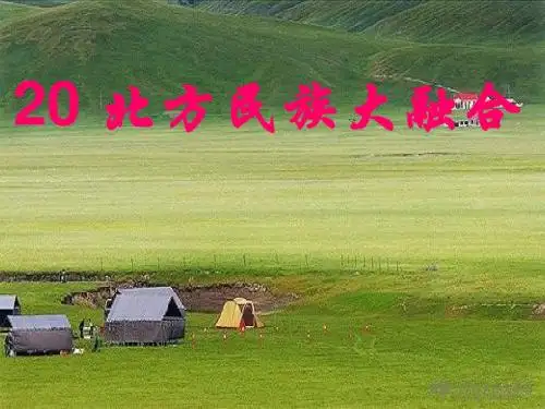 北方民族大融合PPT优秀课件25 人教版