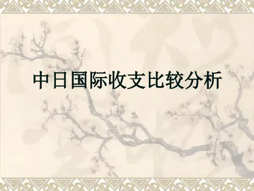 中日国际收支比较分析