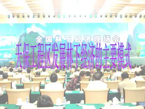 3林下经济的主要模式
