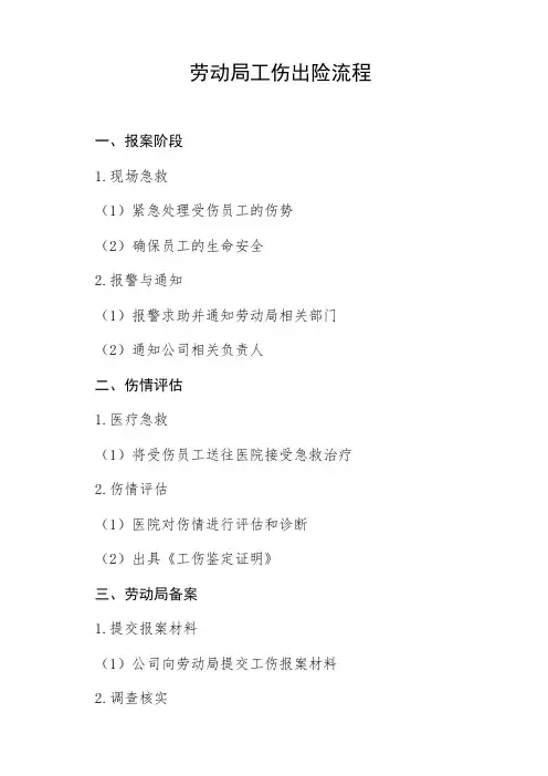 劳动局工伤出险流程