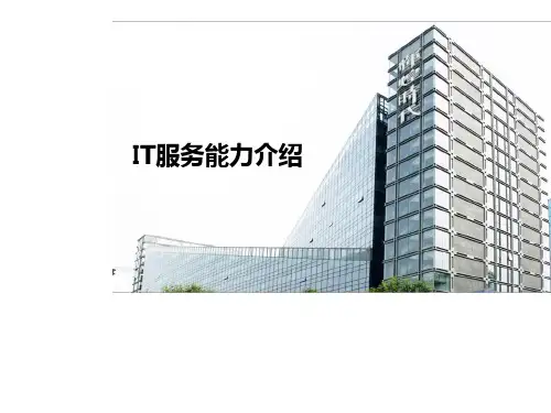 某公司IT服务能力介绍(PPT 36张)