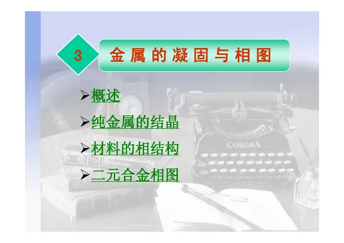 第三章 结晶相图