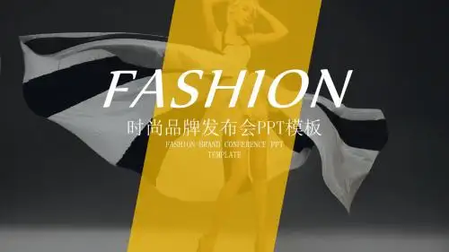 欧美时尚品牌PPT模板