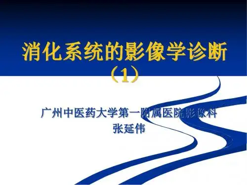 消化系统影像学诊断共55页PPT资料