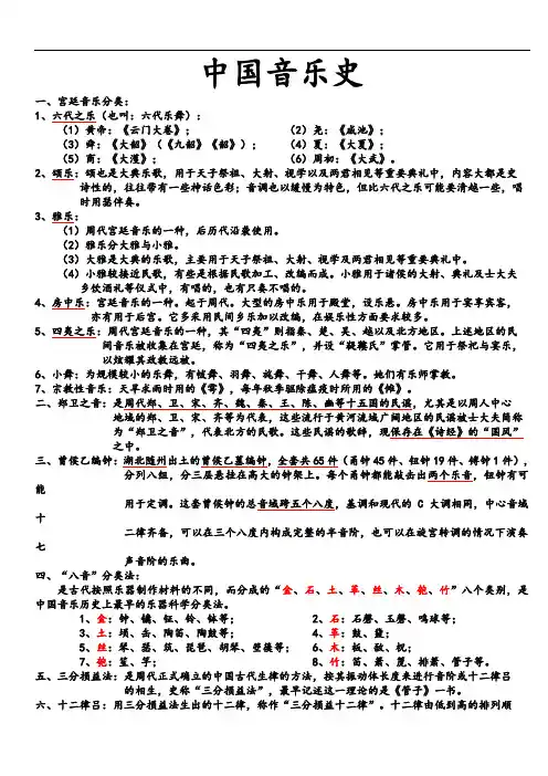 中国音乐史