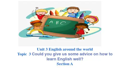 2022-2023学年仁爱版英语九年级上册_Unit3 Topic 3 Section A课件