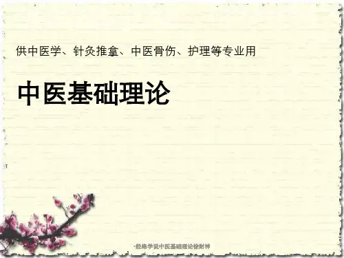 经络学说中医基础理论徐财神