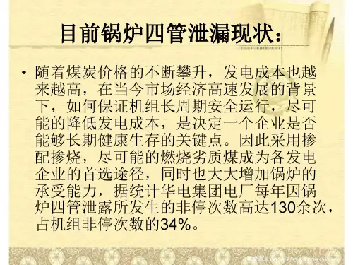 锅炉维护使用茶漏手册锅炉四管查漏手册
