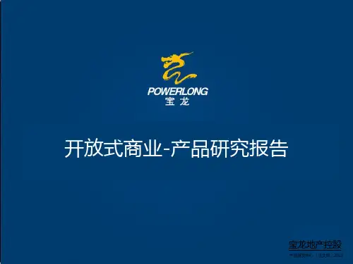 开放式商业项目案例研究