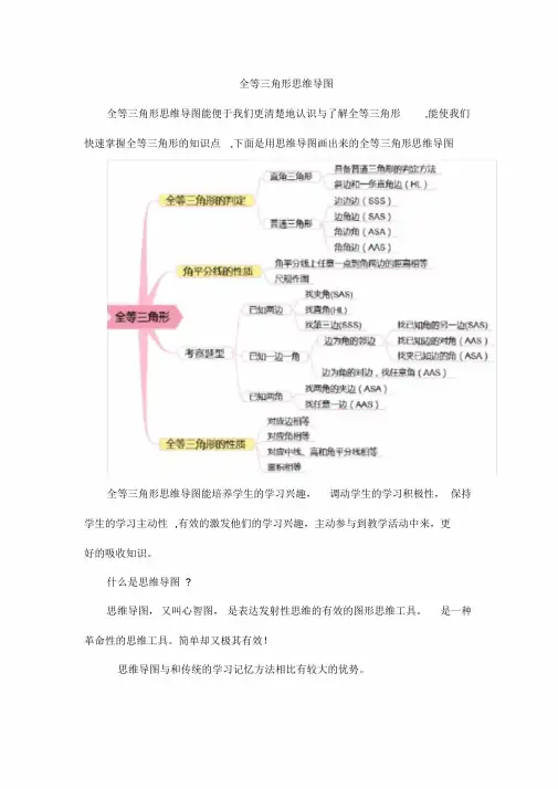 全等三角形思维导图.doc