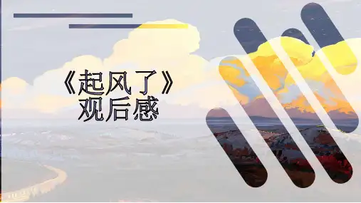 起风了观后感
