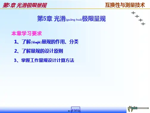 5 光滑极限量规
