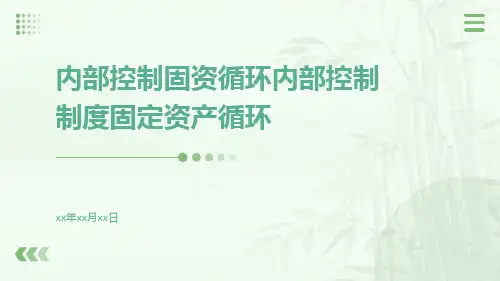 内部控制固资循环内部控制制度固定资产循环