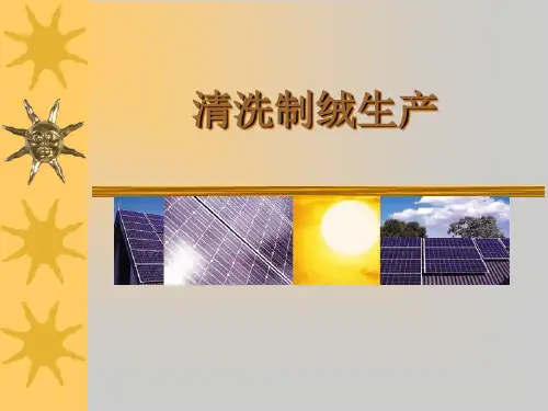 清洗制绒生产
