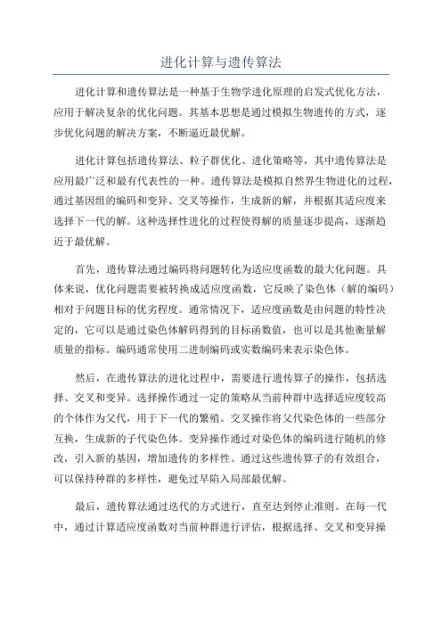 进化计算与遗传算法