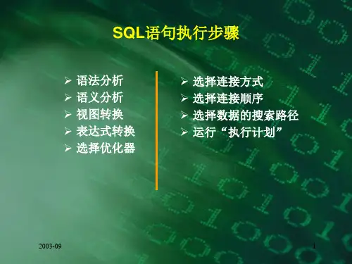 OracleSQL性能优化