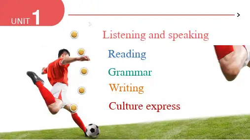 英语基础模块1 学生用书教学课件升级版Unit1