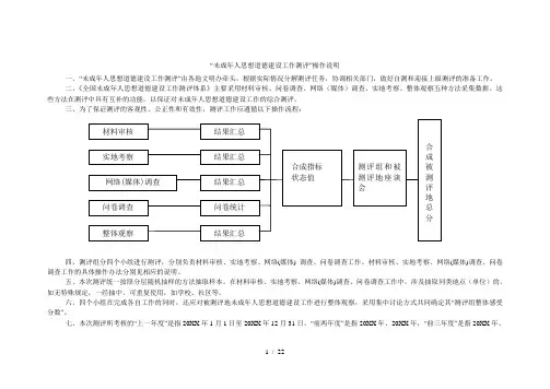 未成年人思想道德建设工作测评操作说明