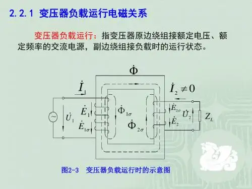 变压器负载运行电磁关系要点