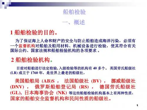 第三节 船舶检验  (船舶管理).