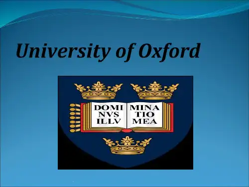 University-of-Oxfordppt文档