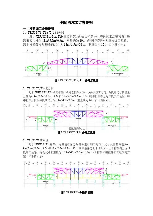 桁架施工方案
