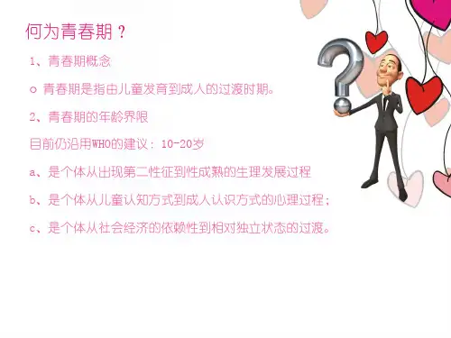 小学女生生青春期心理健康教育六年级ppt课件